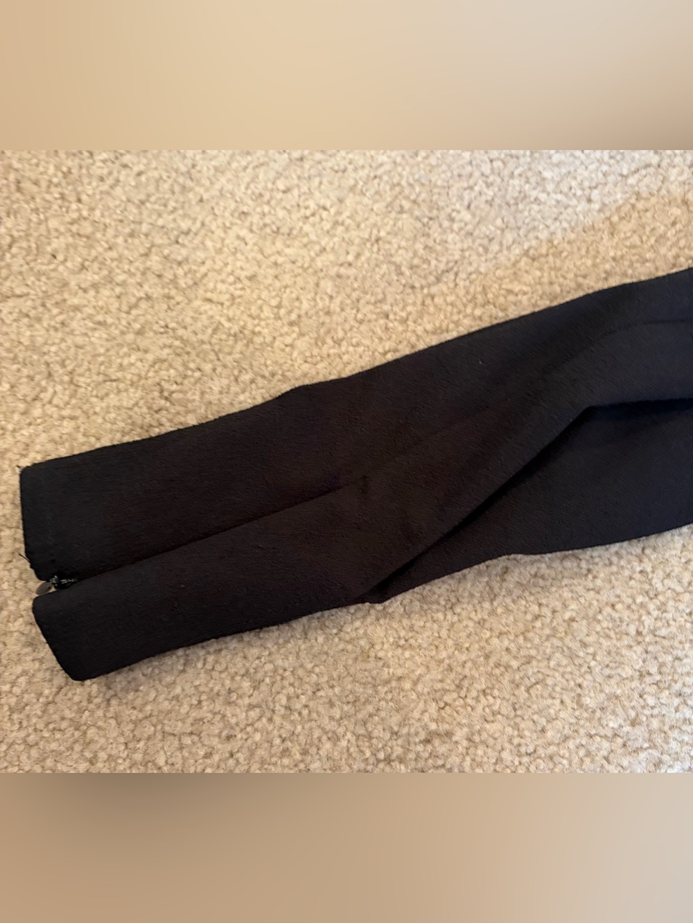 See by Chloe, Black Tie-Neck Long Sleeve Blouse. - Picture 4 of 8
